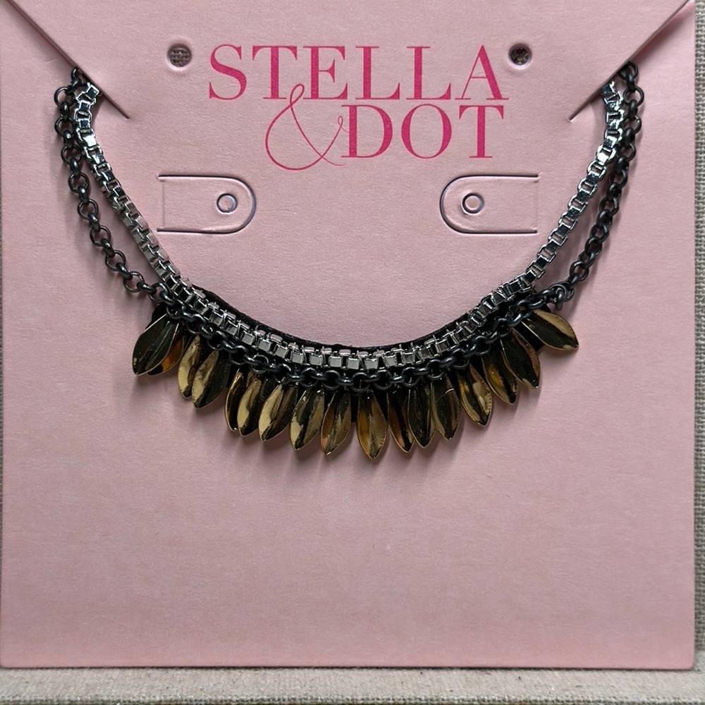 Stella and Dot Pegasus Micro Mini Statement Necklace